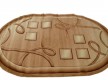 Синтетический ковер Hand Carving 0512 d.beige-brown - высокое качество по лучшей цене в Украине - изображение 7